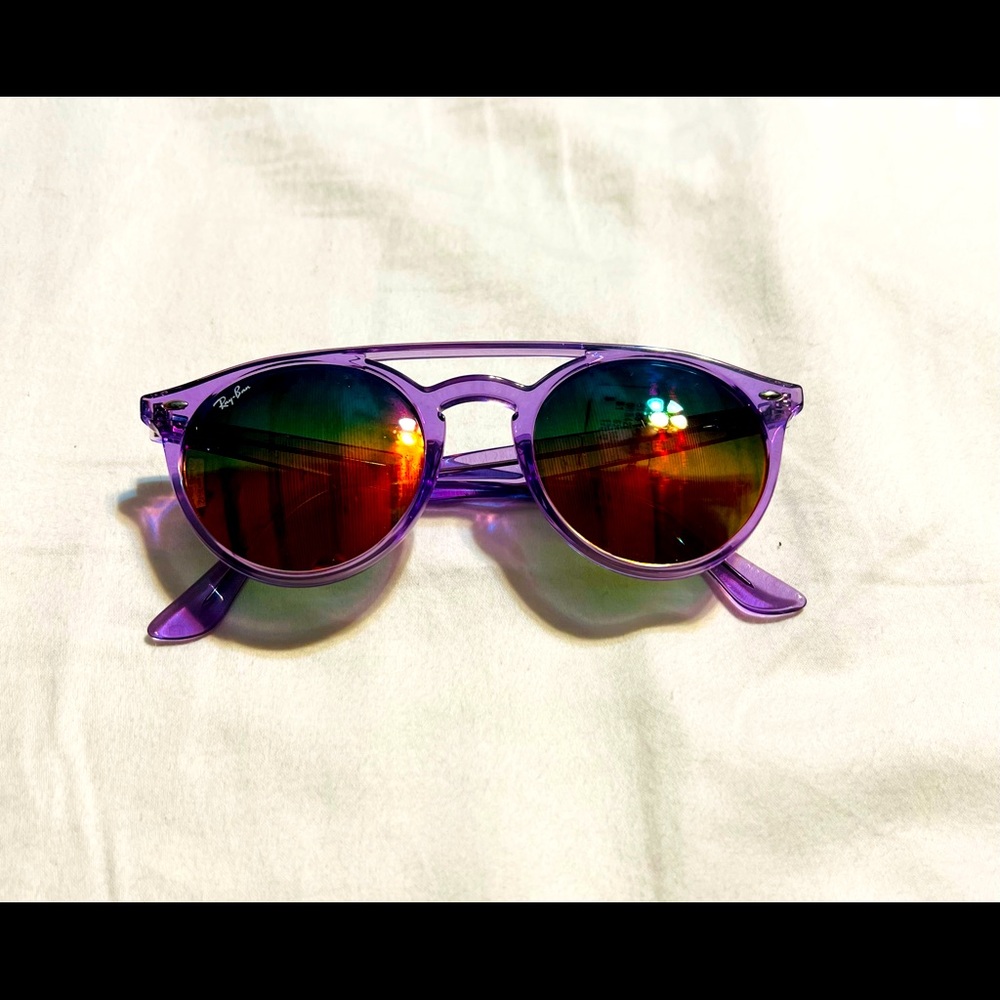Ray-Ban purple retro sunglasses